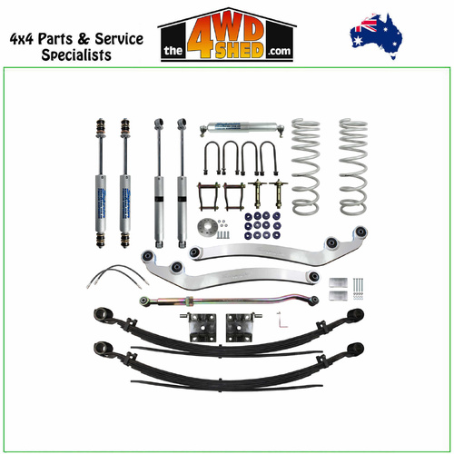 Superior Engineering 4 Inch 100mm Suspension Lift Kit Toyota Landcruiser 79 Series Single Cab 8/2016-On 4.5lt V8