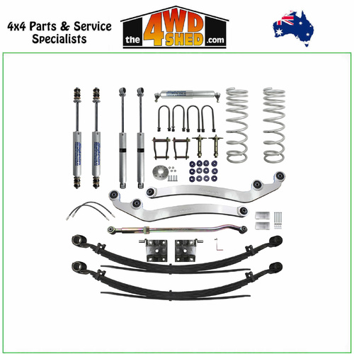 Superior 5 Inch 125mm Suspension Lift Kit Toyota 78 79 Series Landcruiser V8 Dual Cab 8/2016-On