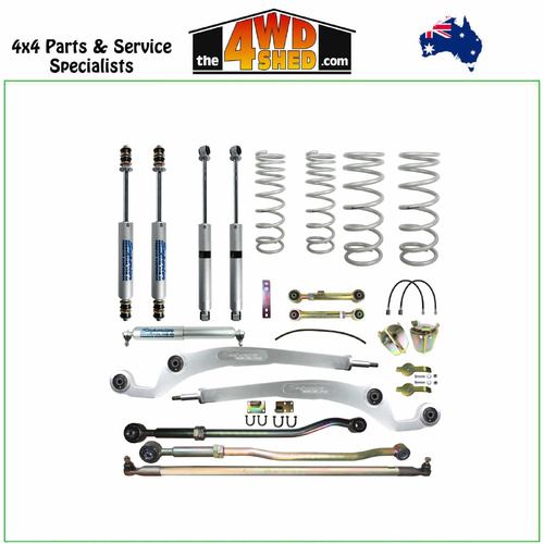 Superior Engineering 4 Inch 100mm Suspension Lift Kit Nissan Patrol GU 2000-On Wagon 3l 4.2l TD