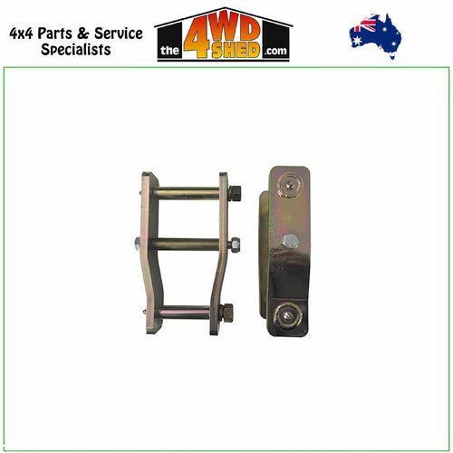 Superior Extended Shackles 2 Inch 50mm Toyota Hilux N70 2005-2015 - REAR