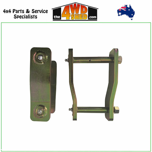 Superior Extended Shackles 2 Inch 50mm Mitsubishi Triton ML MN - Rear