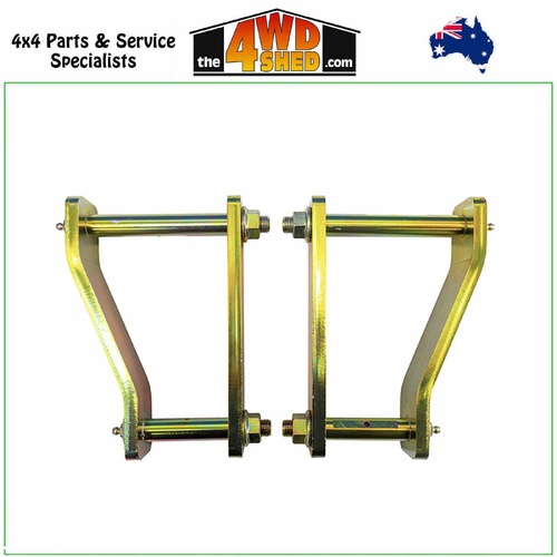 Extended Shackles 2 Inch 50mm Mazda BT50 Isuzu DMAX 07/2020-On - Rear
