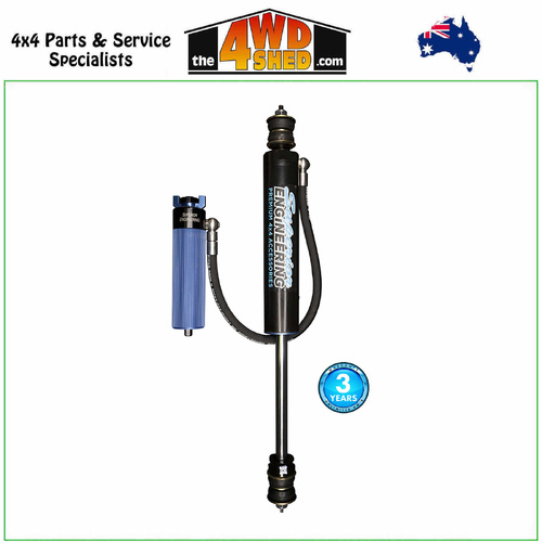Superior 3 Way Adjustable 2.5 Remote Reservoir Black Series Shock Nissan Patrol GQ GU - Front