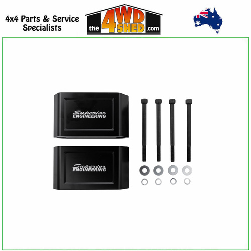 Superior Gen 2 Billet Series 6061-T6 Alloy Bump Stop Extensions 75mm Toyota Landcruiser 76 78 79 80 105 Series - Rear