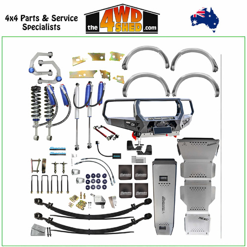 Superior Outback Leaf Sprung Explorer Kit 4" Lift 35 Inch Tyres 2.0 or 2.5 Shocks 3.8t GVM Ford Ranger PY Next Gen