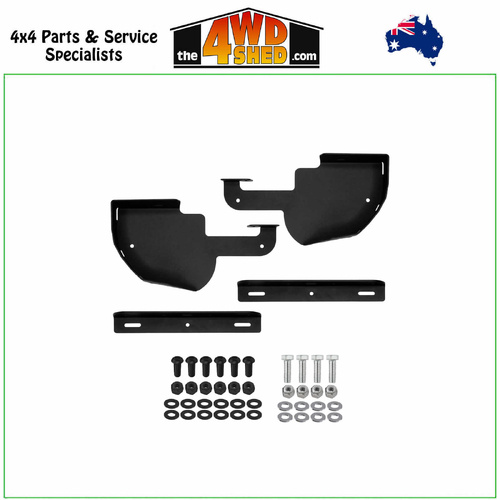 Superior Mud Flap Brackets Toyota Landcruiser 80 Series GXL Wide Flare Only - FRONT