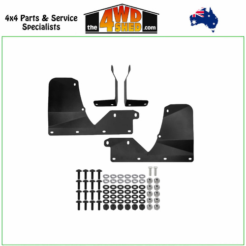 Superior Mud Flap Brackets Ford Ranger PY Ute 06/2022-On 4 inch Lift + 35 inch Tyres with Flares - REAR