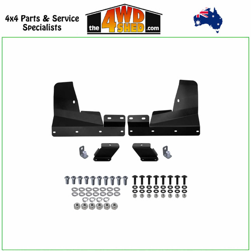 Superior Mud Flap Brackets Ford Ranger PY Ute 06/2022-On 4 inch Lift + 35 inch Tyres with Flares - FRONT