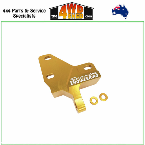 Superior Billet Series 7075-T6 Alloy Damper Bracket Chassis Mount Toyota Landcruiser 79 Series Single Cab 11/2016 On