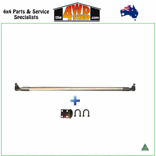 Superior Drag Link Comp Spec 4340m Solid Bar 2-6 Inch Lift Nissan Patrol GQ Pin-Pin - Adjustable (Genuine Ends)