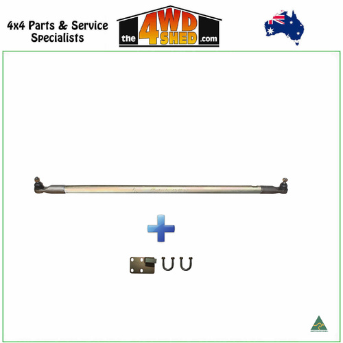 Superior Drag Link Comp Spec 4340m Solid Bar 2-6 Inch Lift Nissan Patrol GU 1/2000 Wagon-On - Adjustable (Genuine Ends)