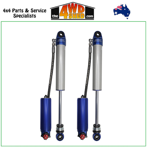 Superior 3 Way Adjustable 2.5 Monotube Remote Reservoir Shock Kit 2 Inch 50mm Lift Rear Ford Ranger PY Next Gen