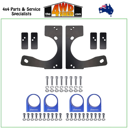 Superior Billet Series 6061-T6 Alloy Shock Reservoir Mount Toyota LandCruiser 80 105 Series - Front