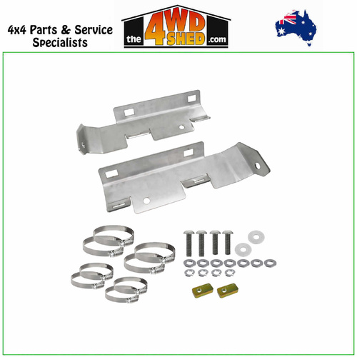 Superior 304 Stainless Steel 2.0 Shock Reservoir Mount Toyota Landcruiser 80 105 Series - Rear