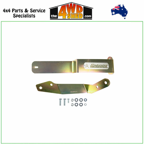 Superior Fuel Filter Relocation Bracket Nissan Patrol GU TD42 ZD30 with Extended Shock Towers