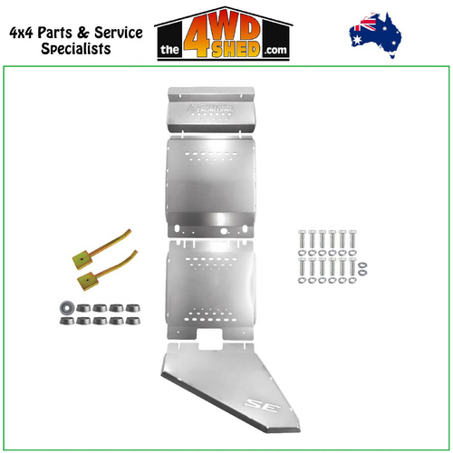 Superior Engine Gearbox Transfer Case Guard Bash Plate Kit Toyota Hilux N90 2025-On