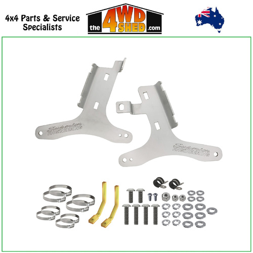 Superior 304 Stainless Steel 2.0 Shock Reservoir Mount Mitsubishi Triton MV 01/2024-On - Front