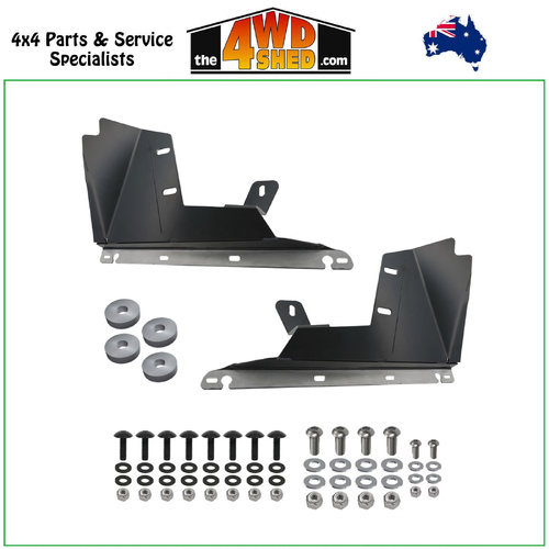 Superior Premium Mudflap Kit Nissan Patrol GQ with OEM Plastic Flares - Rear