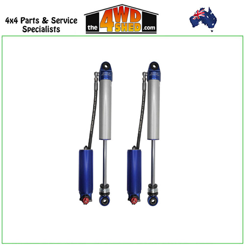 Superior 3 Way Adjustable 2.5 Monotube Remote Reservoir Shock Kit 3 Inch 75mm Lift Rear Toyota Landcruiser 300 Series