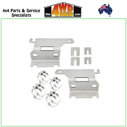 Superior Stainless Steel 2.0 2.5 Shock Reservoir Mount Kit Nissan Patrol GU Wagon Ute (Coil) - Rear