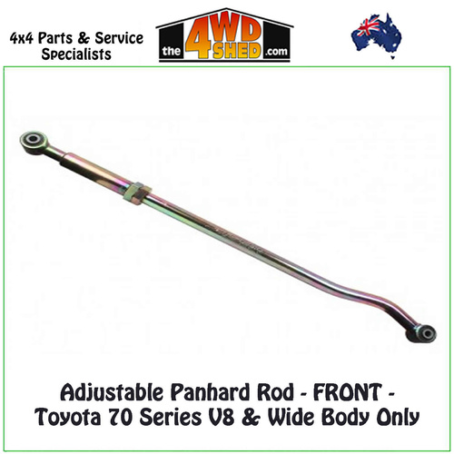 Adjustable Panhard Rod Toyota 70 Series V8 & Wide Body Only - FRONT