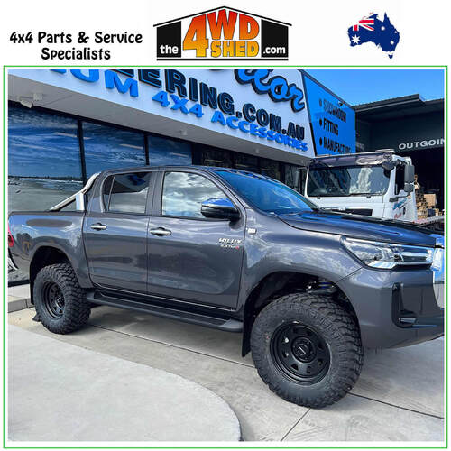 Superior Outback Leaf Sprung Explorer Kit 2-4" Lift 32-34 Inch Tyres* 2.0 or 2.5 Shocks 3.56t GVM Toyota Hilux Revo