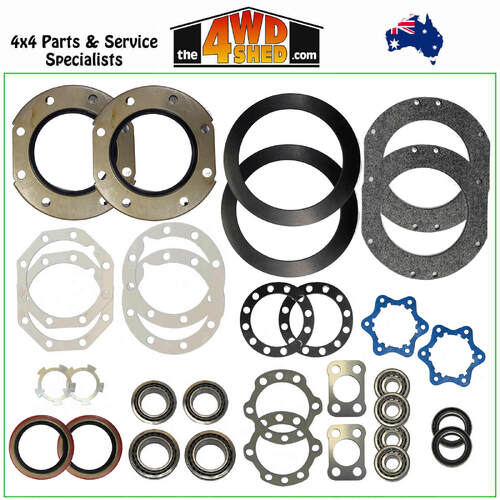 Swivel Hub + Wheel Bearing Rebuild Kit Toyota Landcruiser 40 60 70 Series Early Hilux