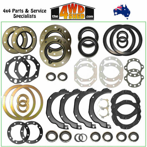 Swivel Hub + Wheel Bearing Rebuild Kit Toyota Landcruiser VDJ 76 78 79 Series 8/2012-On