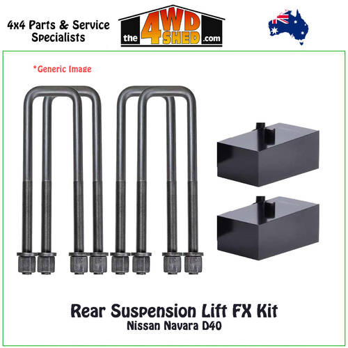Rear Suspension Lift FX Kit Nissan Navara D40