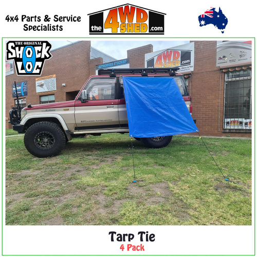 Tarp Tie - 4 Pack