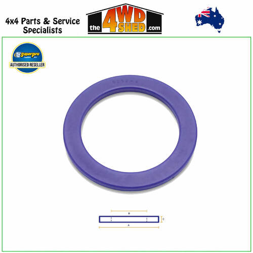 Front Spring Spacer Bush Kit 76 78 79 Series Toyota Landcruiser - 6mm