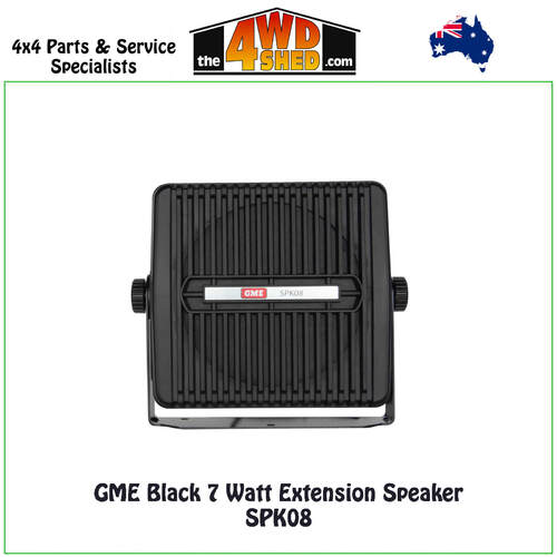 GME 8 Ohm 7 Watt UHF Extension Speaker - Black