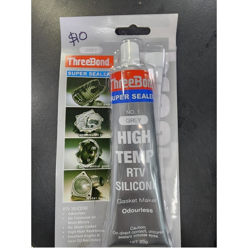 ThreeBond High Temp RTV Silicone Liquid Gasket Grey 85g