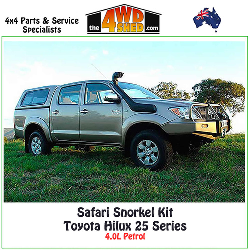 Safari V-Spec Snorkel Toyota Hilux 25 Series 4.0l Petrol 4/2005-On
