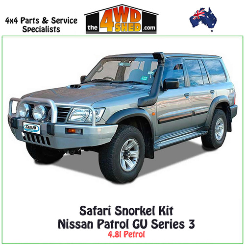 Safari V-Spec Snorkel GU Nissan Patrol Series 3 4.8l Petrol
