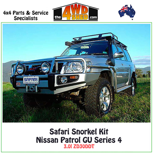 Safari V-Spec Snorkel GU Nissan Patrol Series 4 Coil Sprung 3.0l ZD30DDT