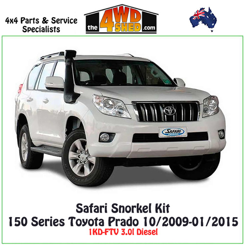 Safari V-Spec Snorkel 150 Series Toyota Prado 3.0l Diesel 10/2009-01/2015
