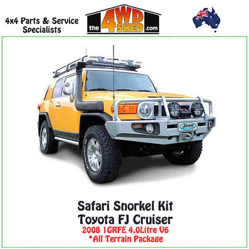 Safari V-Spec Snorkel Toyota FJ Cruiser 2008 All Terrain Package