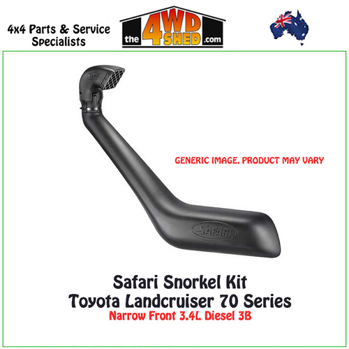 Safari V-Spec Snorkel Toyota Landcruiser 70 Series  3.4L Diesel 3B 1985-1991