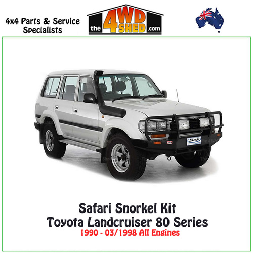 Safari V-Spec Snorkel Toyota Landcruiser 80 Series 1990-1998