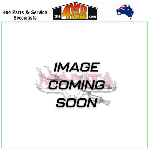 Ford Ranger PX Dual Cab 3.2L CRD NON-DPF 3 inch Exhaust With Cat, Without Muffler
