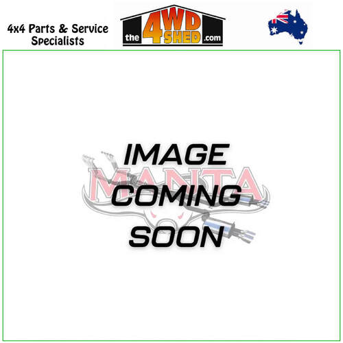 Ford Ranger PX Dual Cab 3.2L CRD NON-DPF 3 inch Exhaust With Cat, Without Muffler, Side Exit