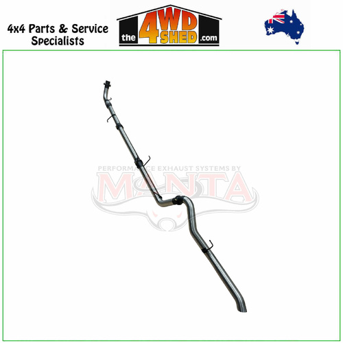 GWM Cannon Ute 2.0L TD 2020-2025 3 inch Exhaust DPF Back Without Muffler