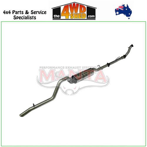 Toyota Hilux KUN 3.0L D4D 3 inch Exhaust Muffler with Cat