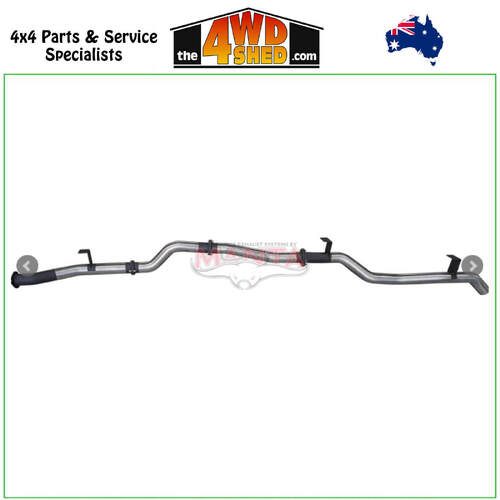 79 Series Toyota Landcruiser VDJ 4.5L 1VD V8 Turbo Diesel 2016-2024 3 inch Exhaust DPF Back Without Muffler