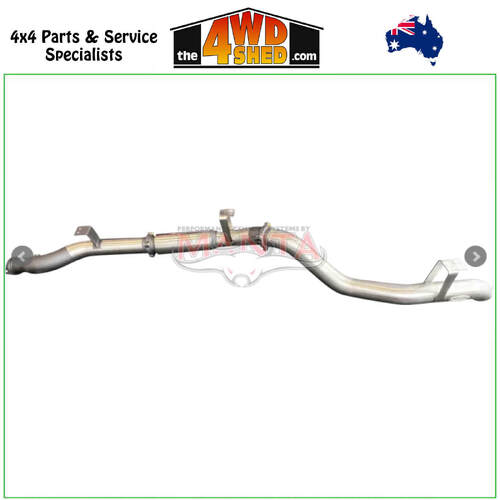 76 Series Toyota Landcruiser 4.5L 1VD V8 Turbo Diesel 2016-On 4 inch Exhaust DPF Back with Muffler