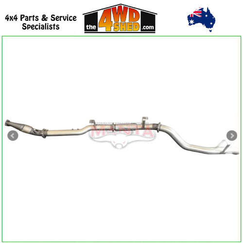 76 Series Toyota Landcruiser 4.5L 1VD V8 Turbo Diesel 2016-On 4 inch Exhaust Turbo Back without Cat & with Muffler DPF