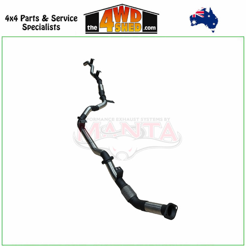 79 Series Toyota Landcruiser Ute GDJ79 2.8l TD 3 inch Exhaust DPF Back With Hotdog