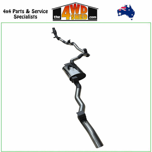 79 Series Toyota Landcruiser Ute GDJ79 2.8l TD 3 inch Exhaust Turbo Back Without Cat & With Muffler