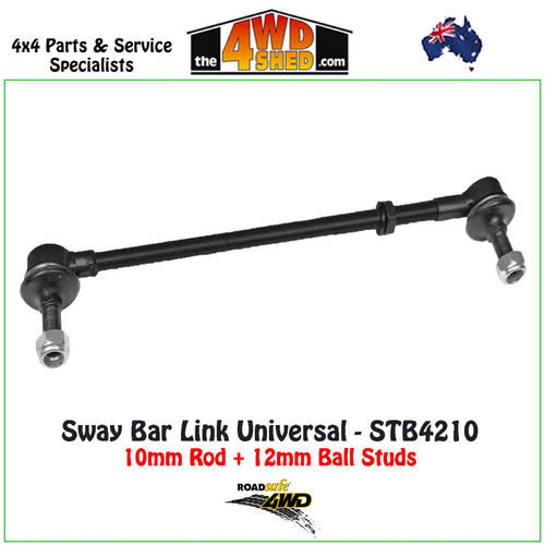 Sway Bar Link Universal 10mm Rod + 12mm Ball Stud